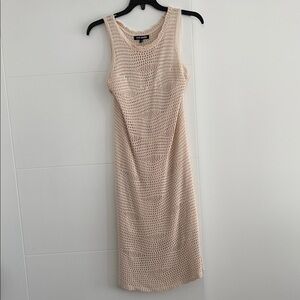Steve Madden Cream Knit Midi Dress